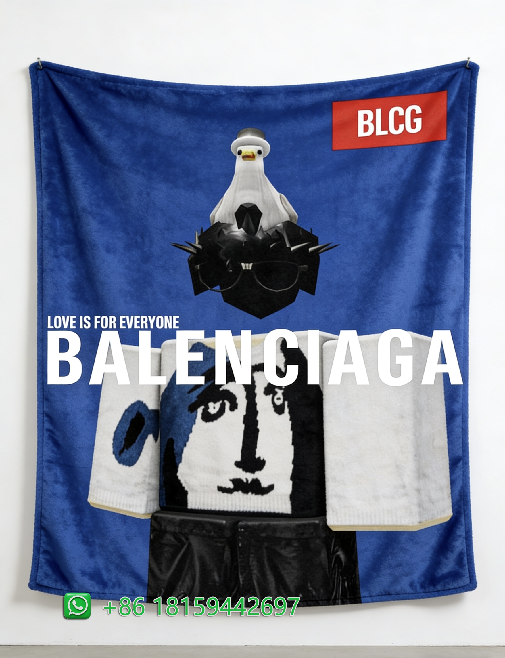Balenciaga Throw Blankets